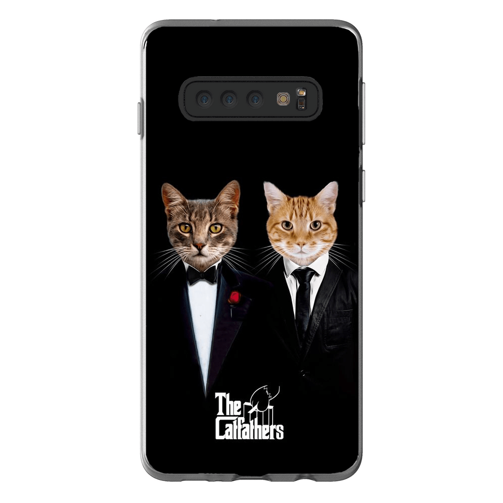 Funda personalizada para teléfono con 2 mascotas &#39;The Catfathers&#39;