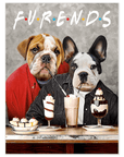 Póster personalizado para 2 mascotas 'Furends'