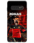 Funda para móvil personalizada 'Belgium Doggos Soccer'