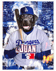 Póster de mascota personalizada 'Los Angeles Doggers'