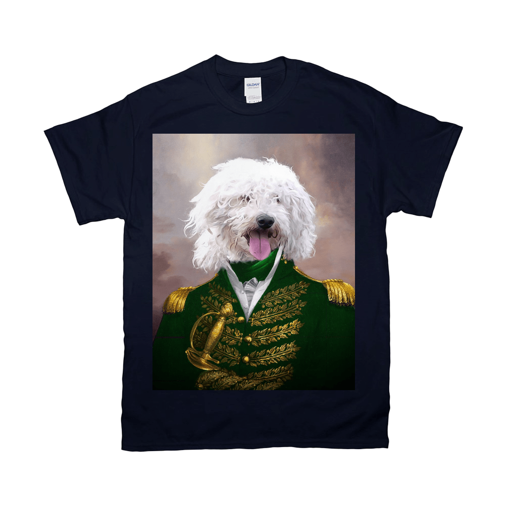 Camiseta personalizada para mascotas &#39;El Almirante Verde&#39;