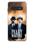 Funda personalizada para teléfono con 2 mascotas 'Peaky Woofers'