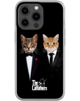 Funda personalizada para teléfono con 2 mascotas 'The Catfathers'