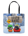 Bolsa de mano personalizada para 2 mascotas 'South Bark'