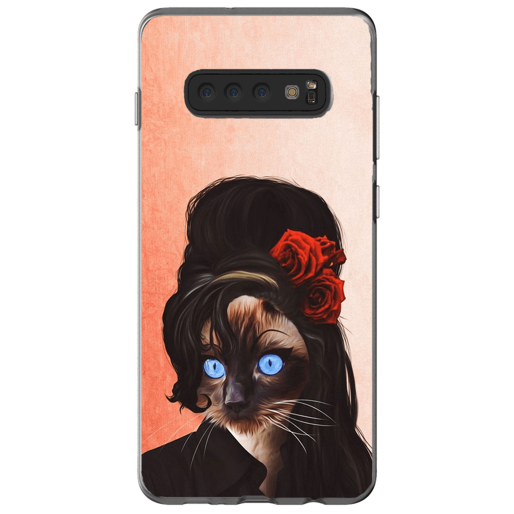 Funda personalizada para teléfono &#39;Amy Cathouse&#39;