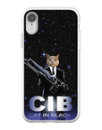 Funda para móvil personalizada 'Gato de negro'