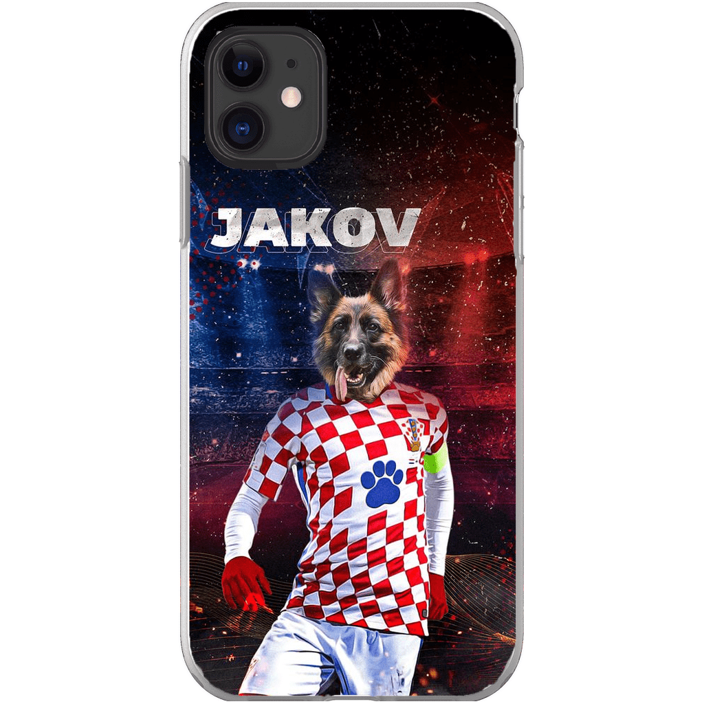 Funda para móvil personalizada &#39;Croacia Doggos Soccer&#39;