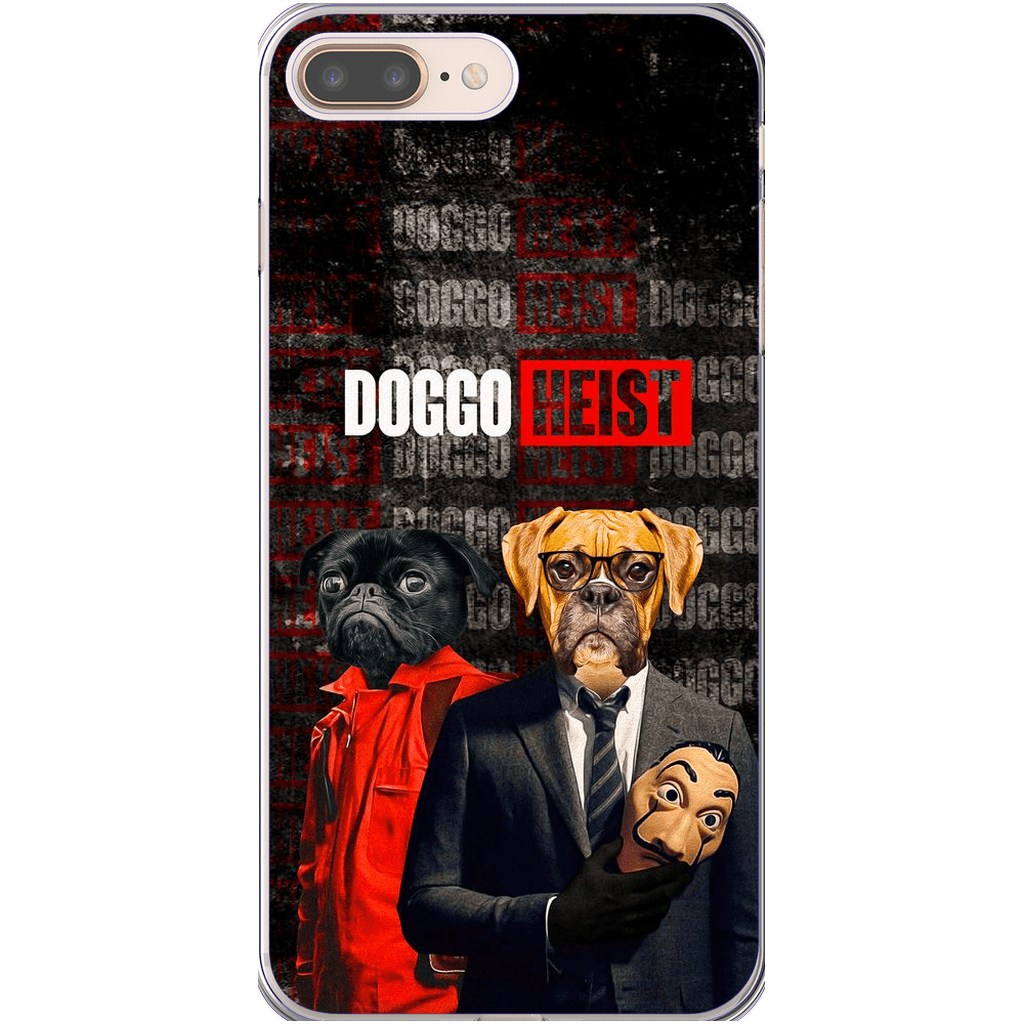 Funda personalizada para teléfono con 2 mascotas &#39;Doggo Heist&#39;