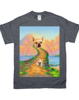 Camiseta personalizada para mascotas 'El puente del arcoíris'