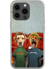 Funda personalizada para teléfono con 2 mascotas 'Beavis y Buttsniffer'