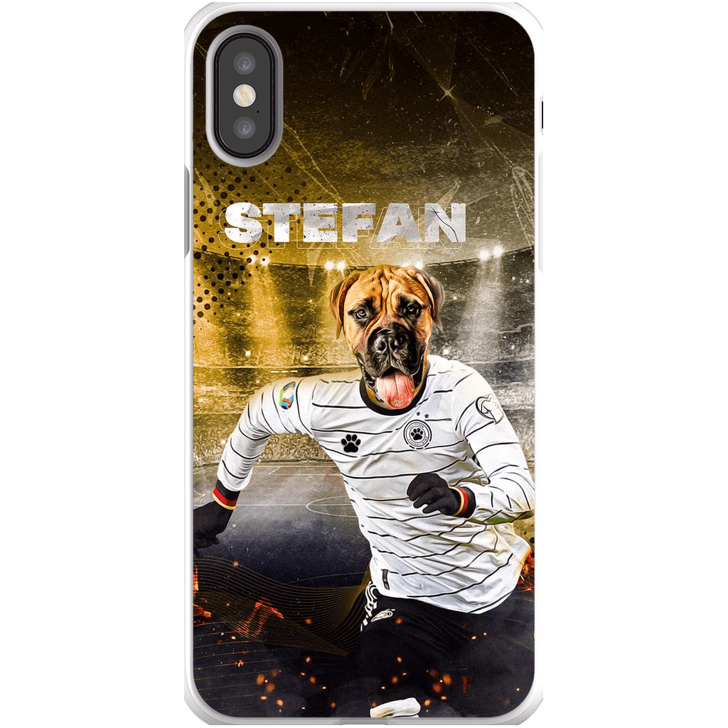 Funda para móvil personalizada &#39;Alemania Doggos Soccer&#39;