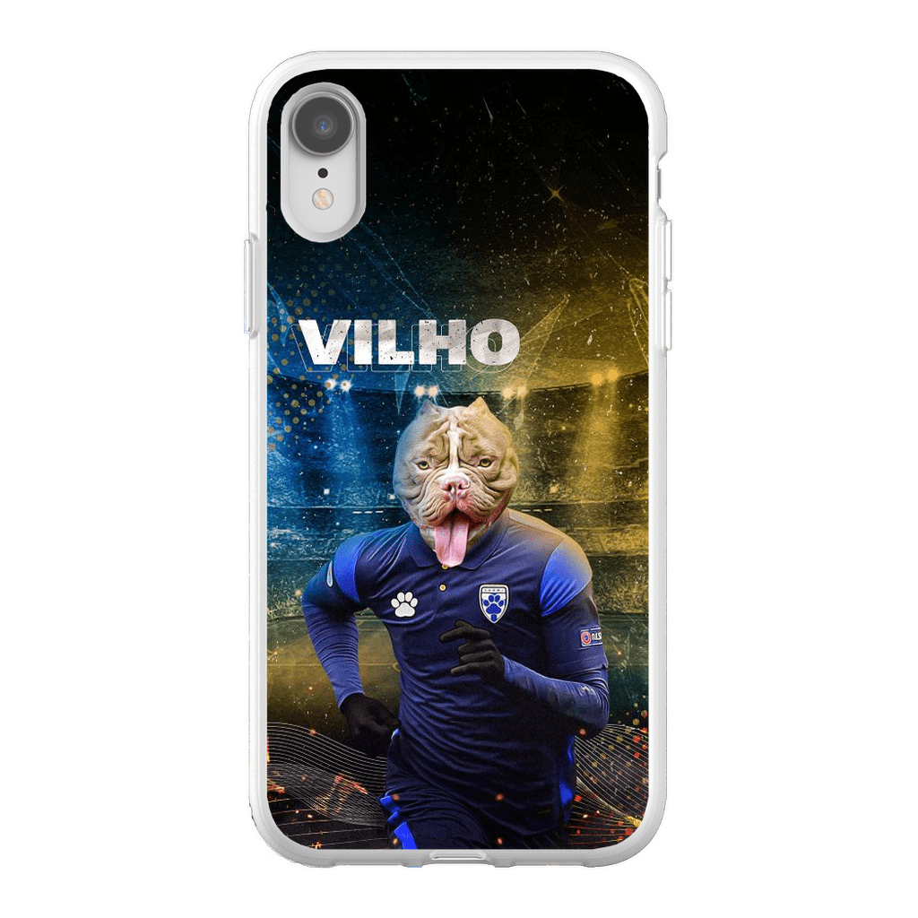 Funda para móvil personalizada &#39;Finland Doggos Soccer&#39;