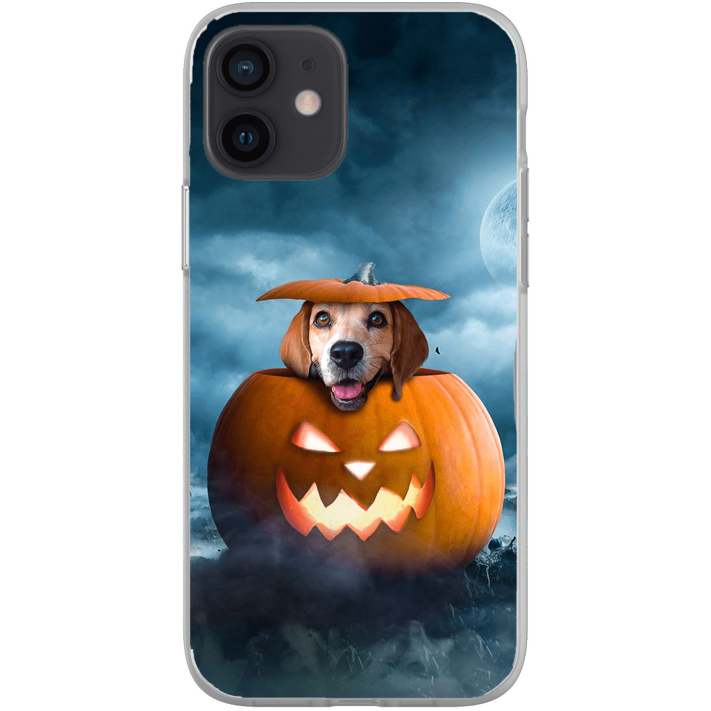 Funda para móvil personalizada &#39;The Pawmpkin&#39;