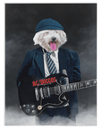 Manta personalizada para mascotas 'AC/Doggo'