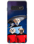 'Doggo-Trek' Funda personalizada para teléfono con 3 mascotas