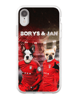 Funda personalizada para teléfono con 2 mascotas 'Poland Doggos'