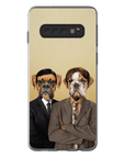 'The Woofice' Funda personalizada para teléfono con 2 mascotas