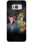 Funda personalizada para teléfono con 2 mascotas '2Paw And Notorious DOG'