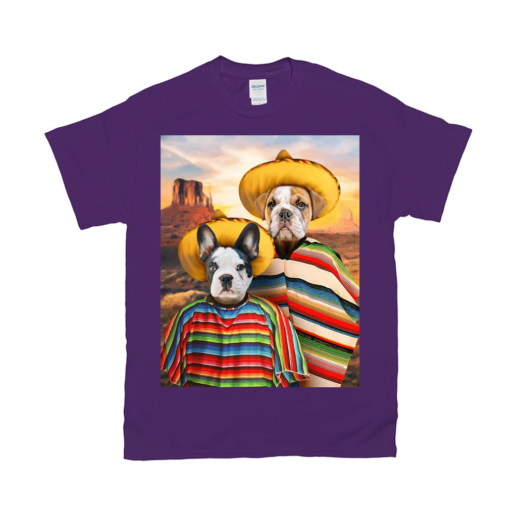 Camiseta personalizada para 2 mascotas &#39;2 Amigos&#39; 