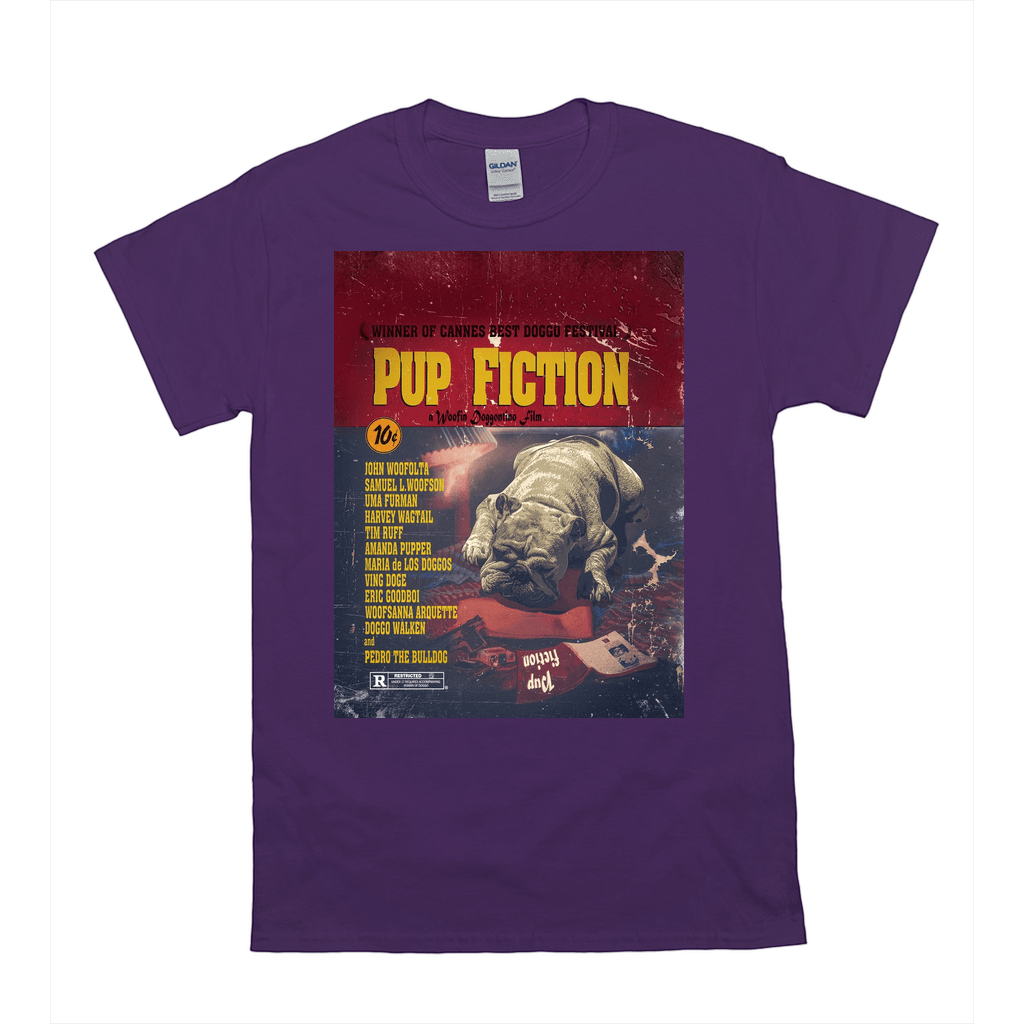 Camiseta personalizada para mascotas &#39;Pup Fiction&#39; 