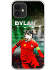 Funda para teléfono personalizada 'Wales Doggos Soccer'