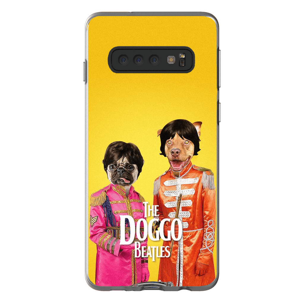 Funda personalizada para teléfono con 2 mascotas &#39;The Doggo Beatles&#39;