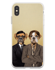 'The Woofice' Funda personalizada para teléfono con 2 mascotas