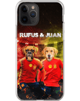 'Spain Doggos' Funda personalizada para teléfono con 2 mascotas