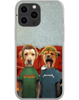 Funda personalizada para teléfono con 2 mascotas 'Beavis y Buttsniffer'