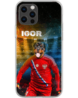 Funda para móvil personalizada 'Russia Doggos Soccer'