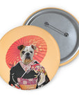 Memorias de Doggeisha Pin personalizado