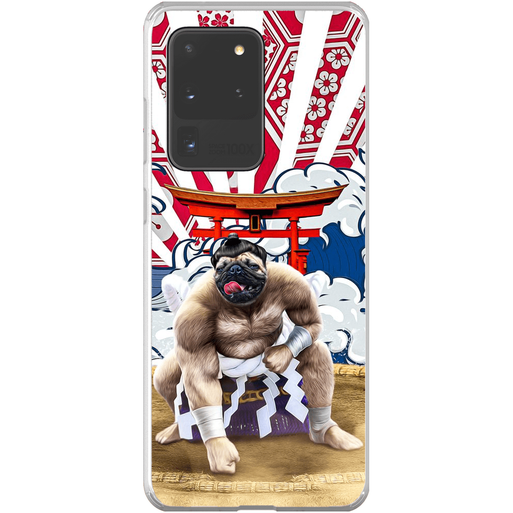 Funda para móvil personalizada &#39;El luchador de sumo&#39;