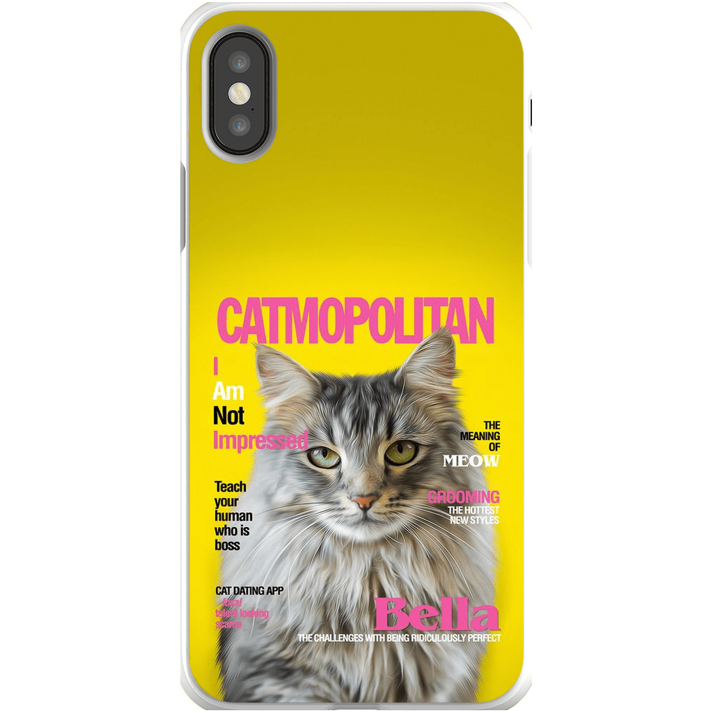 Funda para móvil personalizada &#39;Catmopolitan&#39;