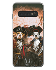 'Los Piratas' Funda personalizada para teléfono con 3 mascotas