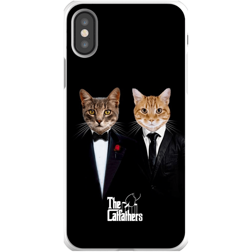 Funda personalizada para teléfono con 2 mascotas &#39;The Catfathers&#39;