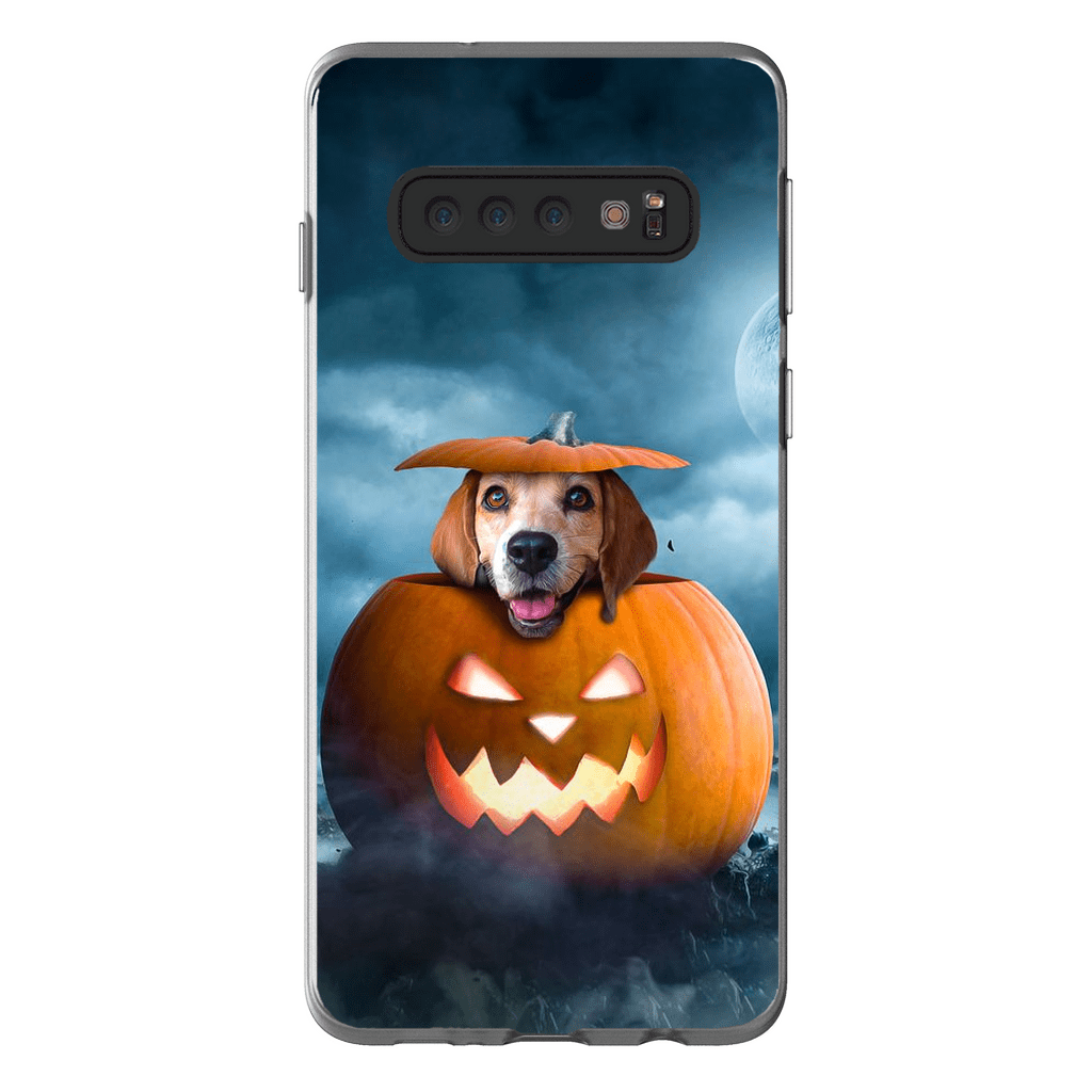 Funda para móvil personalizada &#39;The Pawmpkin&#39;