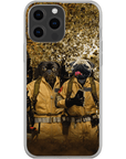 Funda para móvil personalizada con 2 mascotas 'Dog Busters'