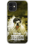 Funda para móvil personalizada 'Pawblo Escobar'