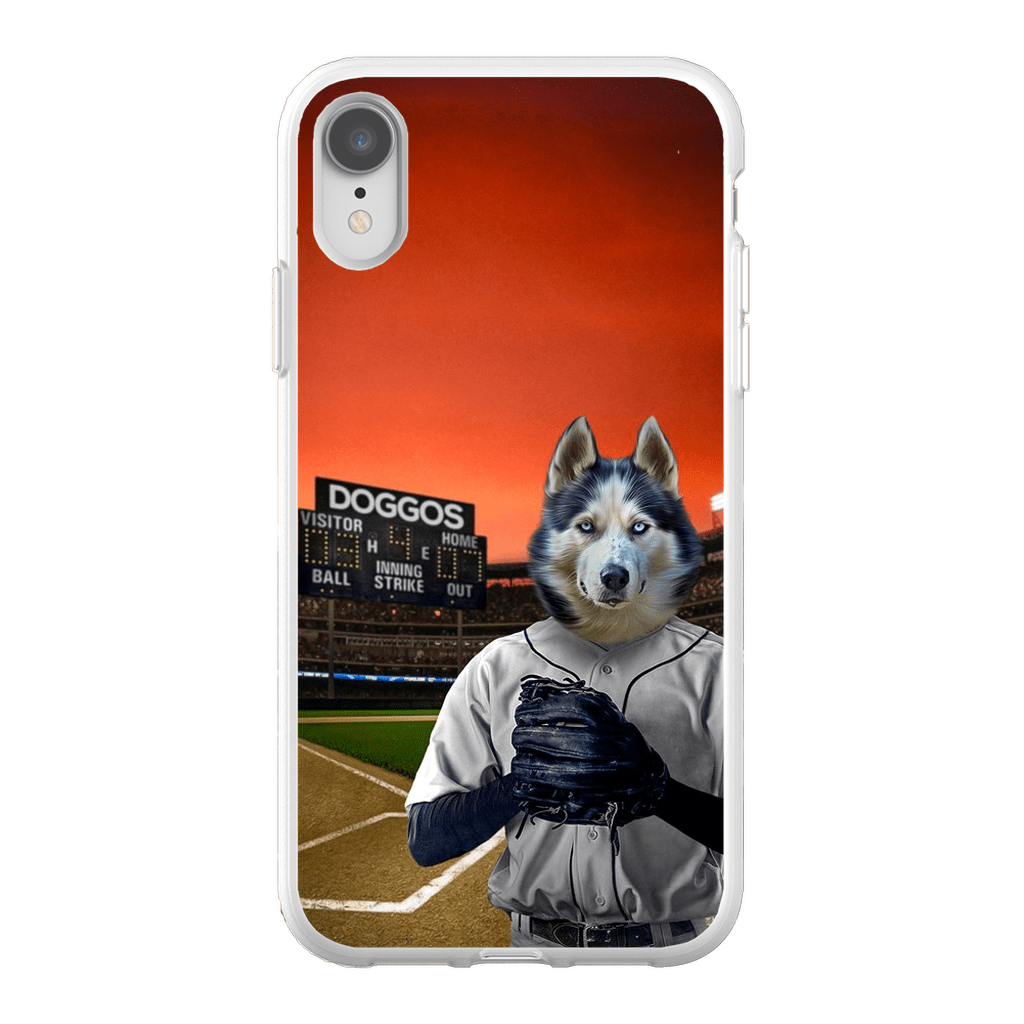 Funda para móvil personalizada &#39;El jugador de béisbol&#39;