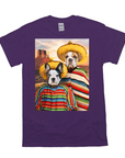 Camiseta personalizada para 2 mascotas '2 Amigos' 