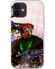 Funda para teléfono personalizada 'Rambo Doggo'