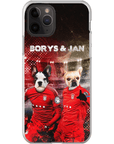 Funda personalizada para teléfono con 2 mascotas 'Poland Doggos'