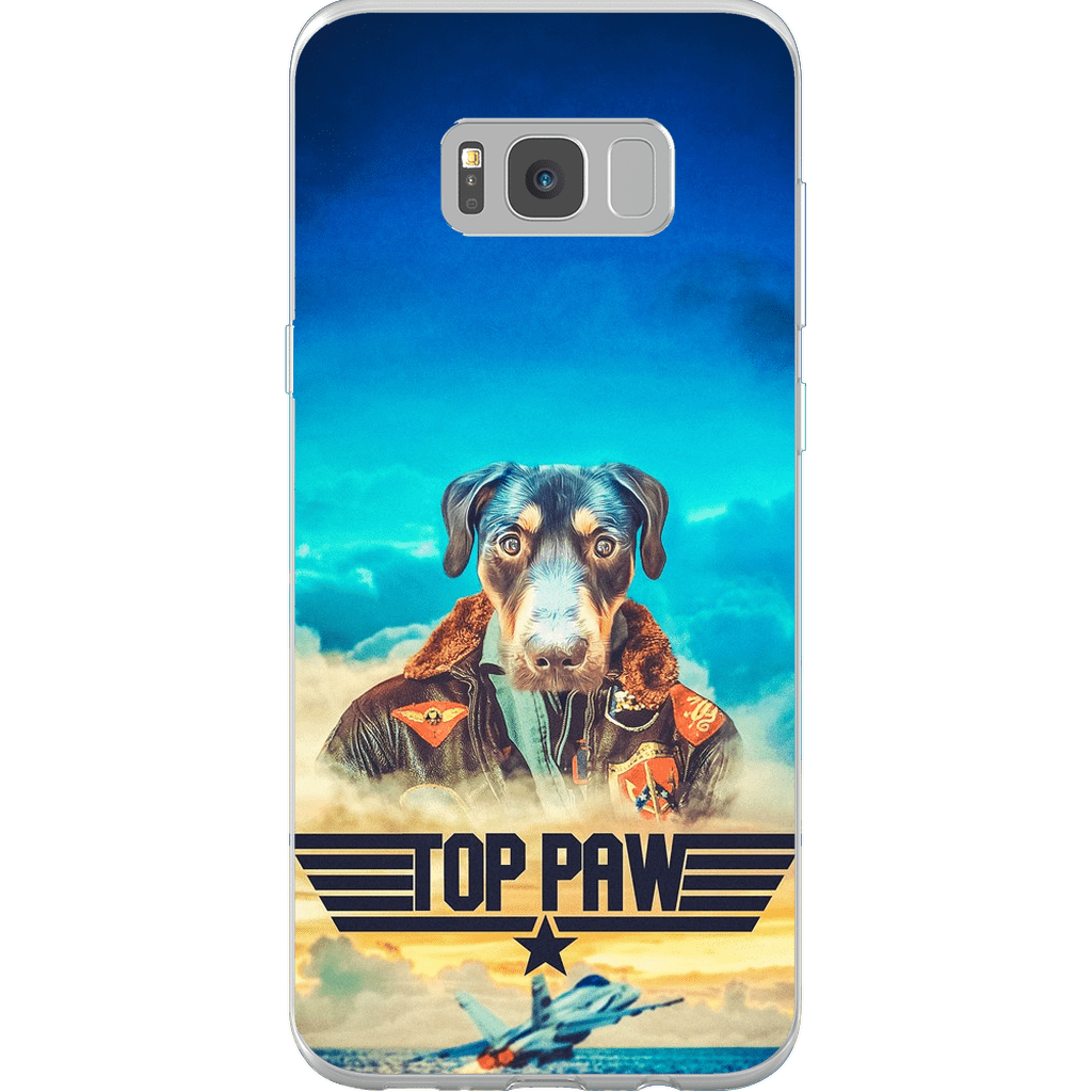 Funda para teléfono personalizada &#39;Top Paw&#39;