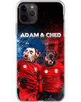 Funda personalizada para teléfono con 2 mascotas 'Czech Doggos'