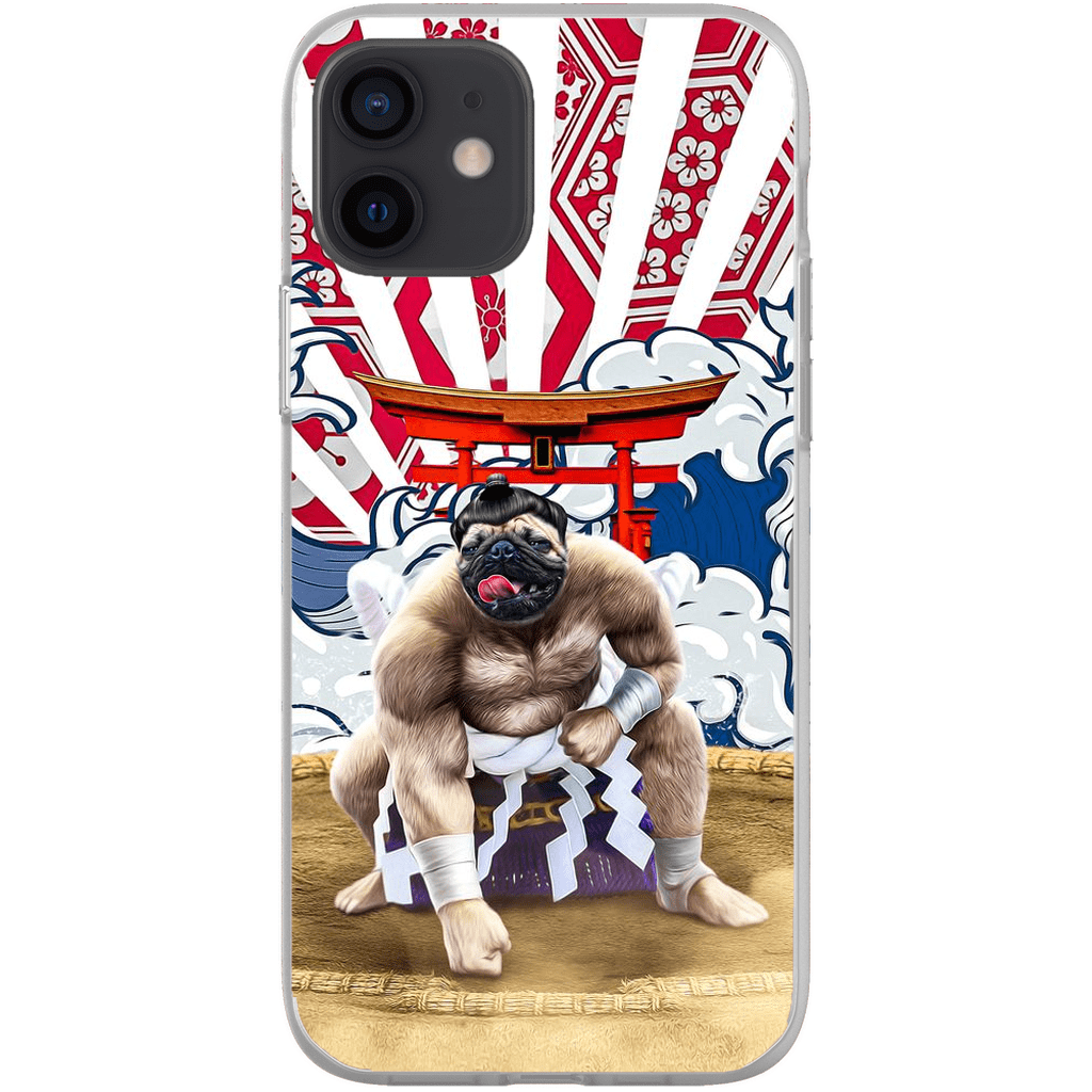 Funda para móvil personalizada &#39;El luchador de sumo&#39;