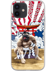 Funda para móvil personalizada 'El luchador de sumo'