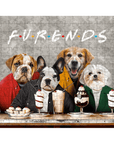 Puzzle personalizado de 4 mascotas 'Furends'