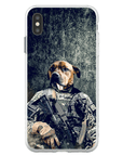 Funda para teléfono personalizada 'El veterano del ejército'