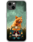 Funda para móvil personalizada 'Jurassic Meow'