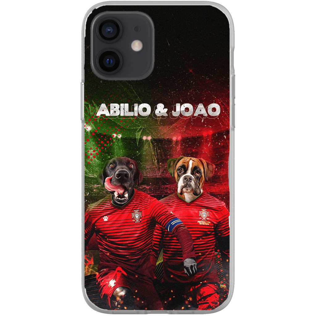 &#39;Portugal Doggos&#39; Funda personalizada para teléfono con 2 mascotas